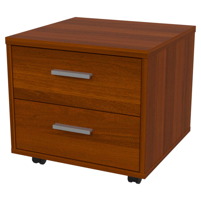 фото Тумба Меб-фф Офисная тумба подкатная ТВ-21+С-28М цвет Орех Итальянский