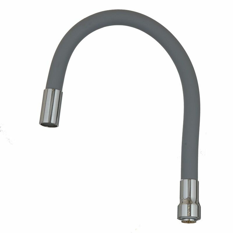 фото Излив гибкий LUXE серый 49см MELODIA MKP20914