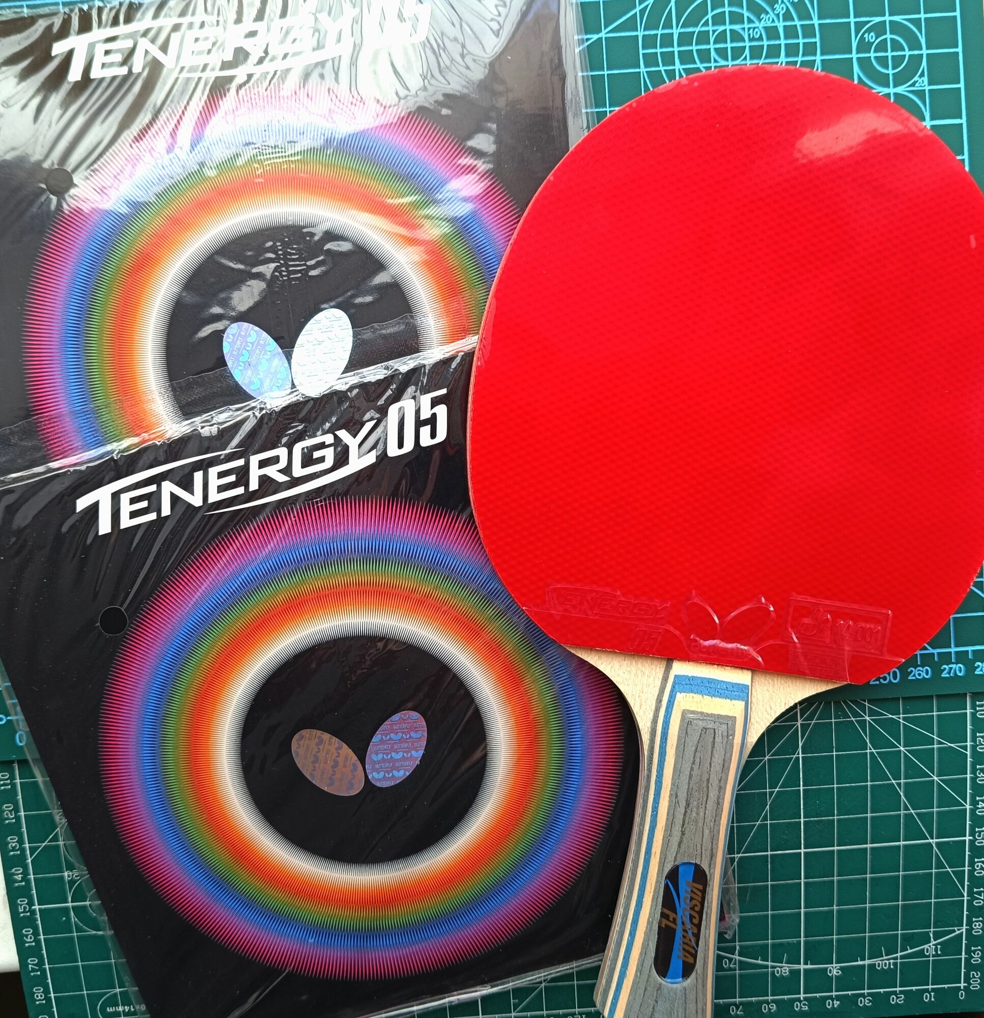 фото Ракетка Butterfly viscaria FL + Butterfly tenergy 05 (Китай)