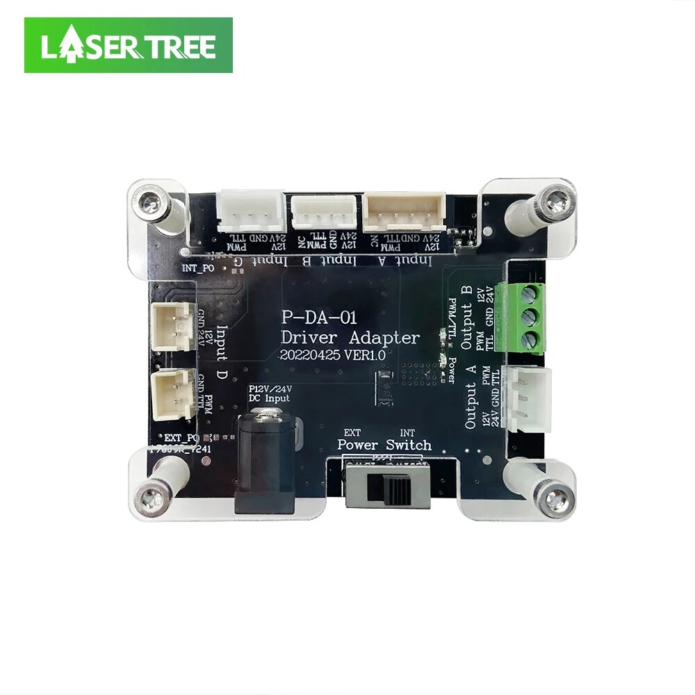 Плата-адаптер драйвера Laser Tree для модуля лазерной гравировки 20/40/80 Вт — фото 1