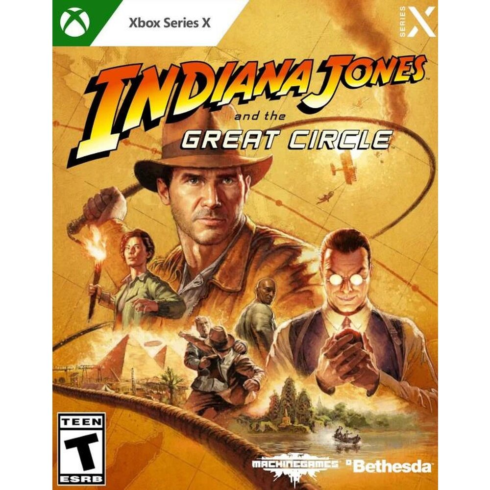 Игра Indiana Jones and the Great Circle (Xbox Series X, русская версия) MachineGames Blu-ray диск 16+