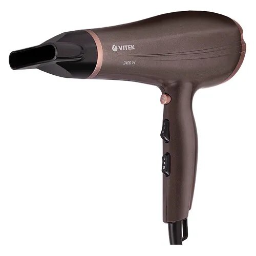 Фен Vitek VT-8211, 2400Вт, коричневый