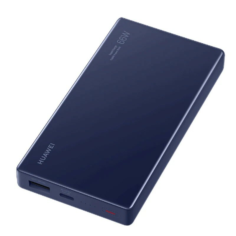 Повербанк Huawei P0001 12000мАч 1USB/1C 6A/66W, синий - для быстрой зарядки — фото 1