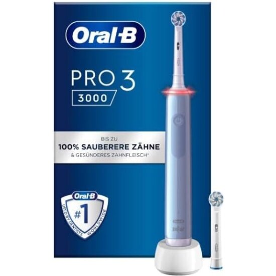Зубная щётка электрическая Oral-b Pro 3 3000 Sensitive Clean голубой