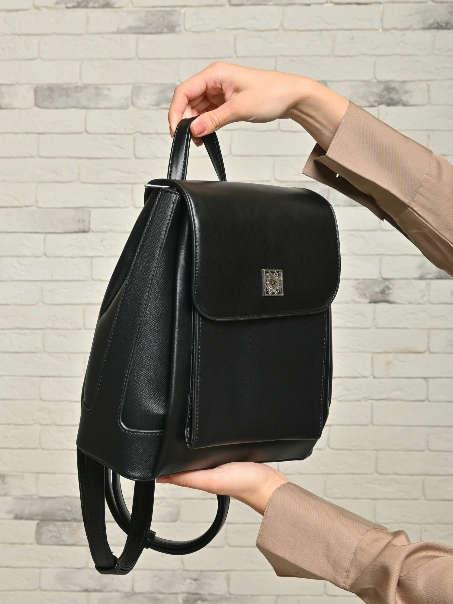 Сумка-рюкзак Daniele Patrici, черный — фото 1