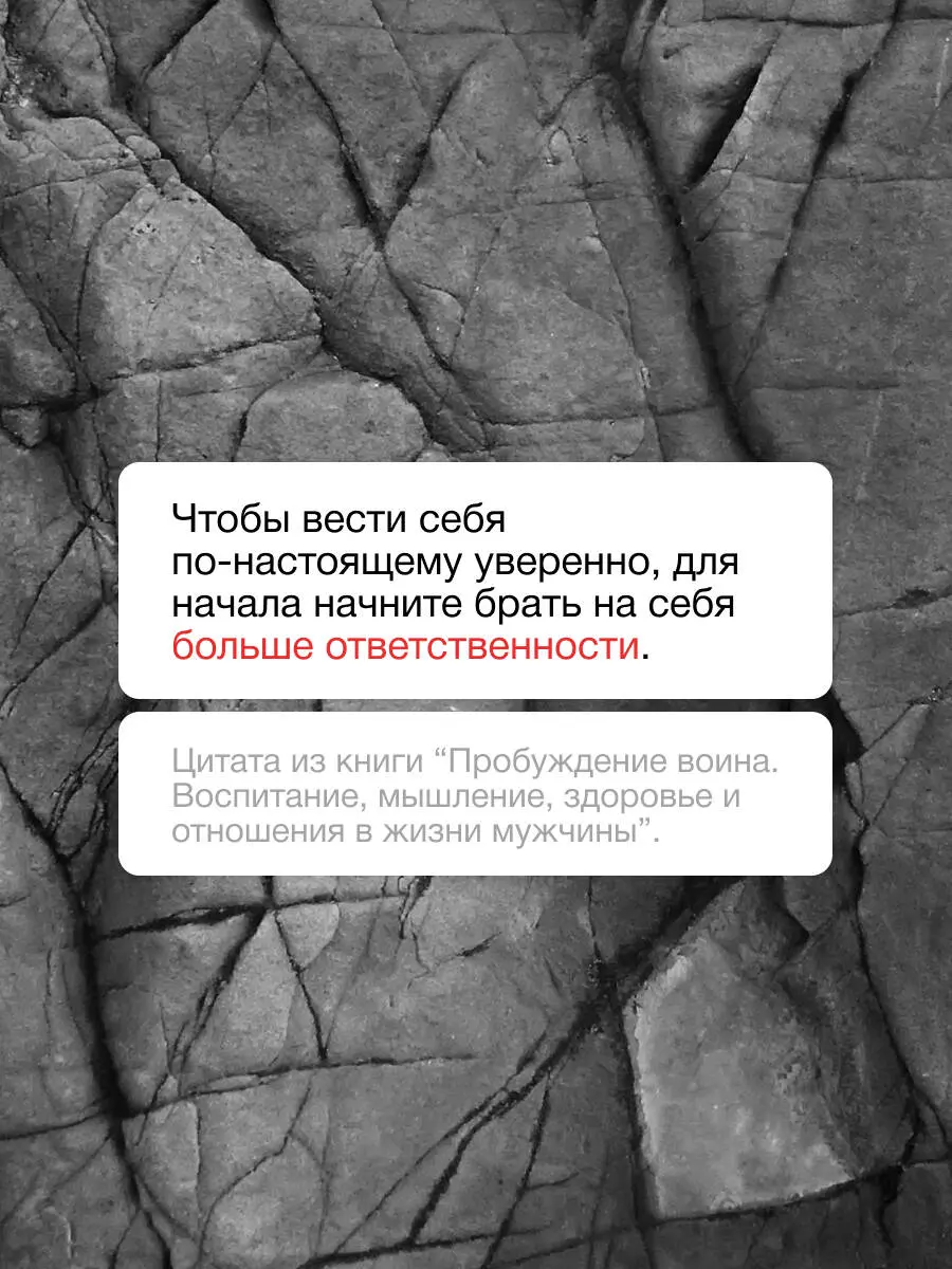 Пробуждение воина. Воспитание, мышление, здоровье и отношения в жизни мужчины - фото №18