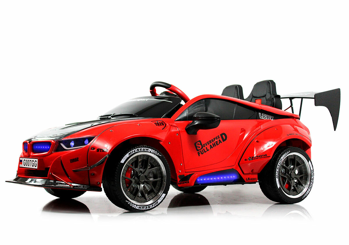 Детский электромобиль RiverToys G007GG Красный
