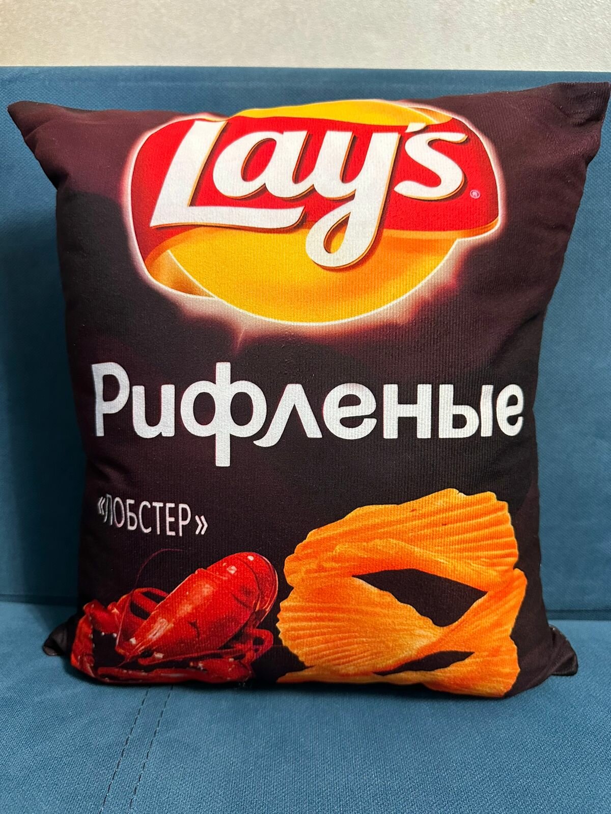 Декоративная подушка Лейс лобстер