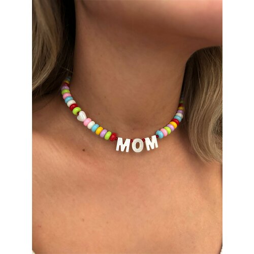 Чокер ALLUMER, искусственный камень, длина 36 см, разноцветный