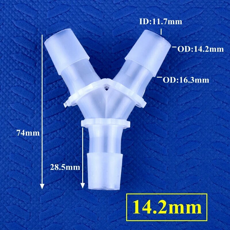 SgooHan PP Y-образный тройник для орошения 142~20 мм 14.2mm 100 Pieces
