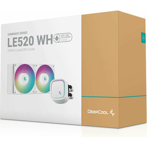 фото Система водяного охлаждения deepcool le520 wh