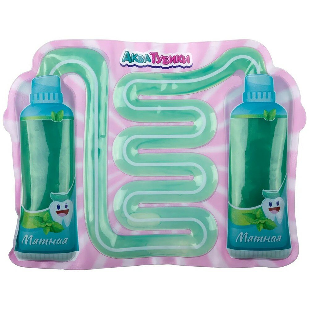 Игрушка антистресс 1Toy Акватубики Зубная паста Мятная переливайка (Т25810)
