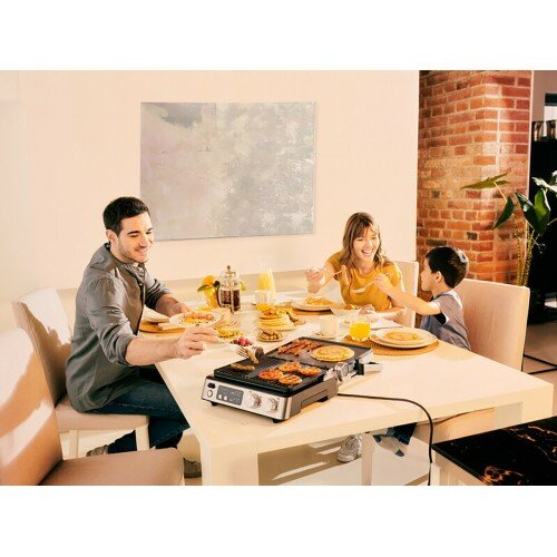 Электрогриль Braun "CG7044", антипригарное покрытие, серебристый, 2000 Вт — фото 1