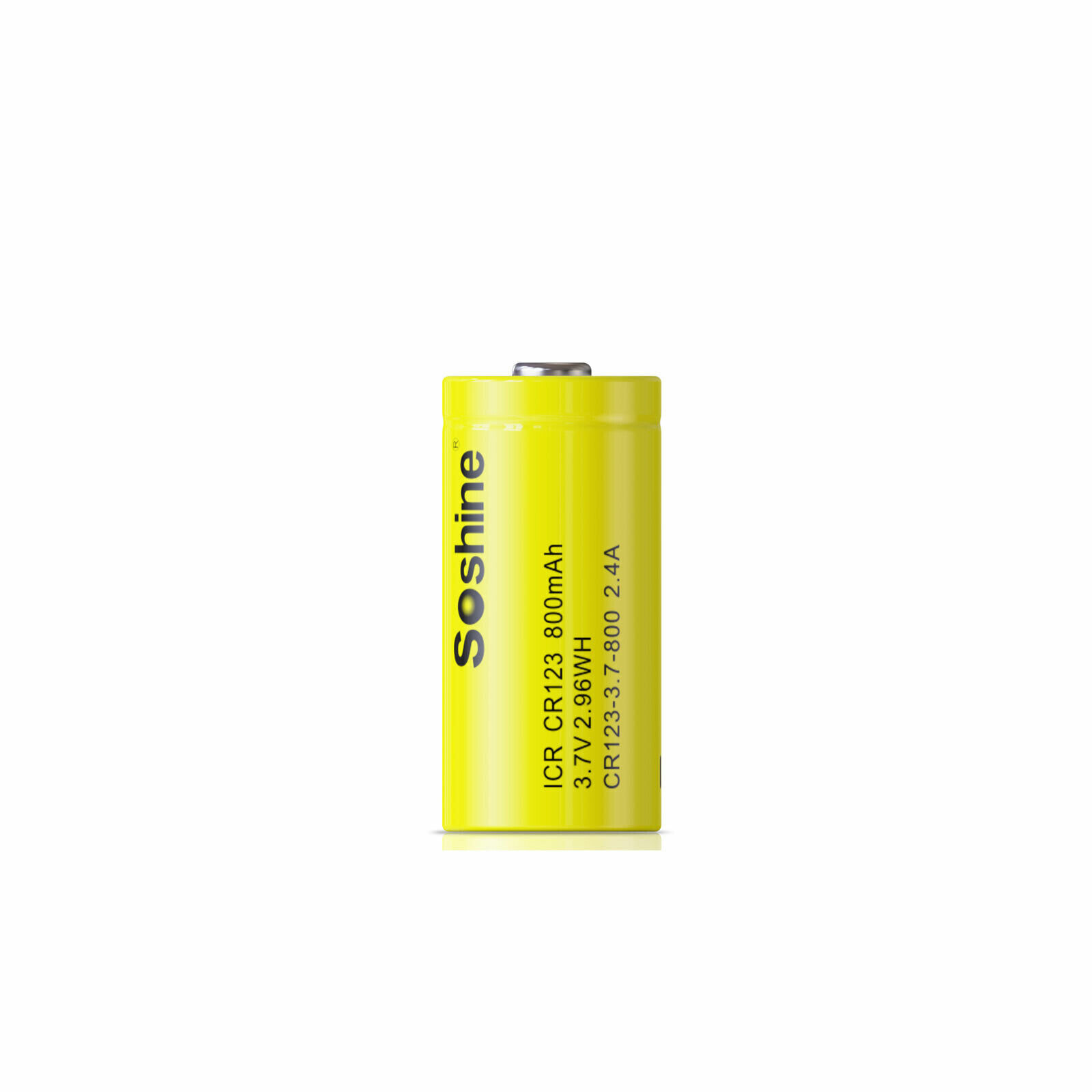 Аккумулятор Li-ion Soshine ICR 16340 CR123 3.7 v 800 mAh ( 1 штука )