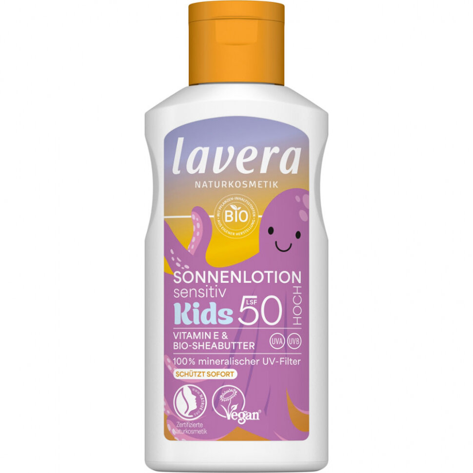 LAVERA Солнцезащитный БИО лосьон для детей SPF 50 100 мл