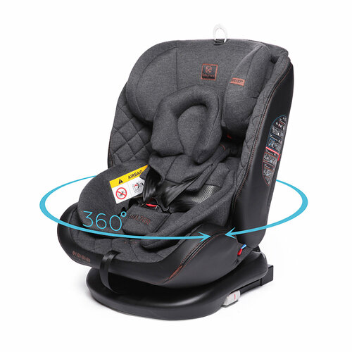 Автокресло группа 0+ (до 13 кг) Babycare Shelter, эко-серый