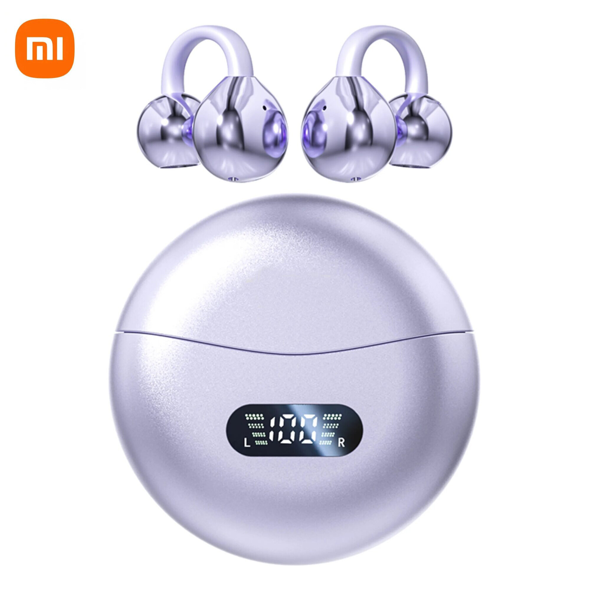 Xiaomi Bluetooth Earphones Clip-On, Purple 1pcs