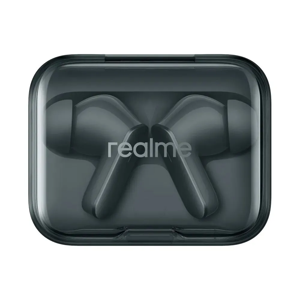Realme Buds Air7 Беспроводная Bluetooth-гарнитура, активное шумоподавление, темно-серый — фото 1