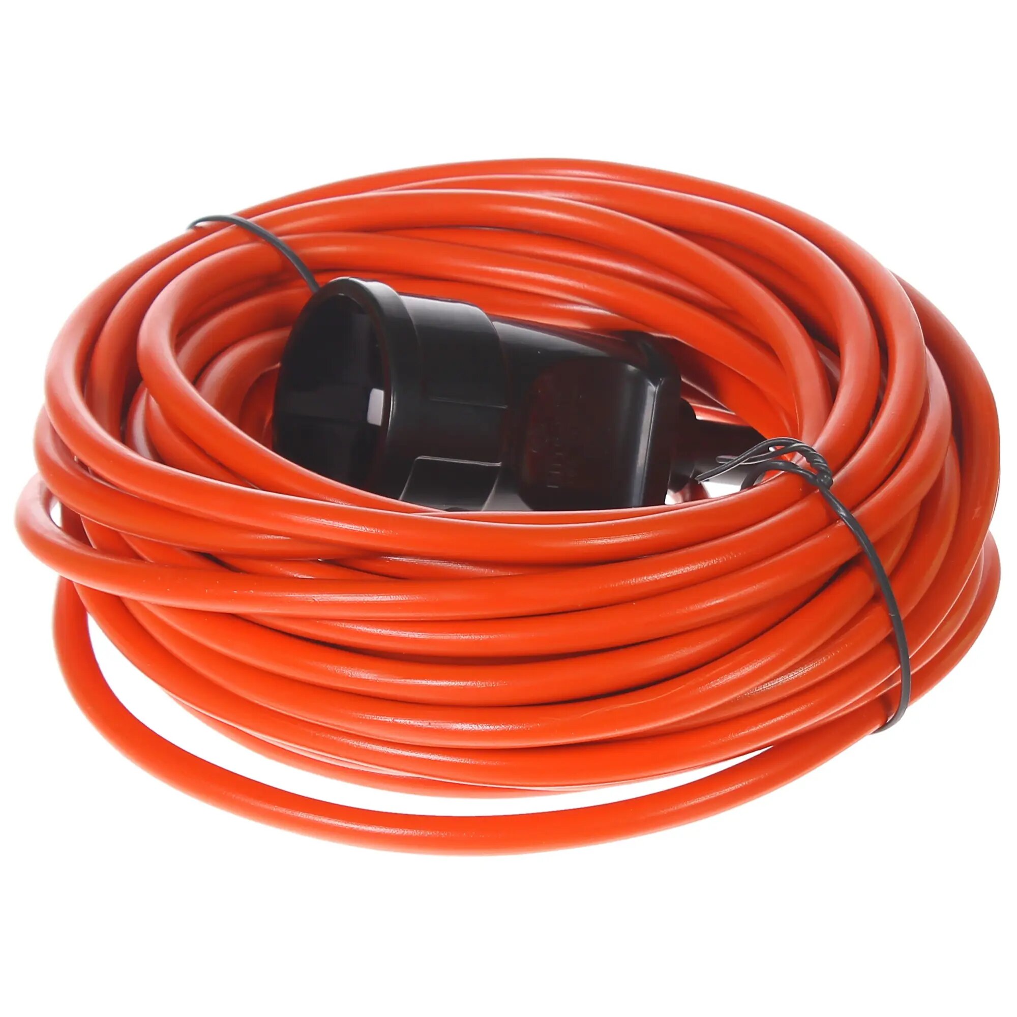 Удлинитель-шнур садовый 1 розетка без заземления 2x1 мм 10 м цвет оранжевый