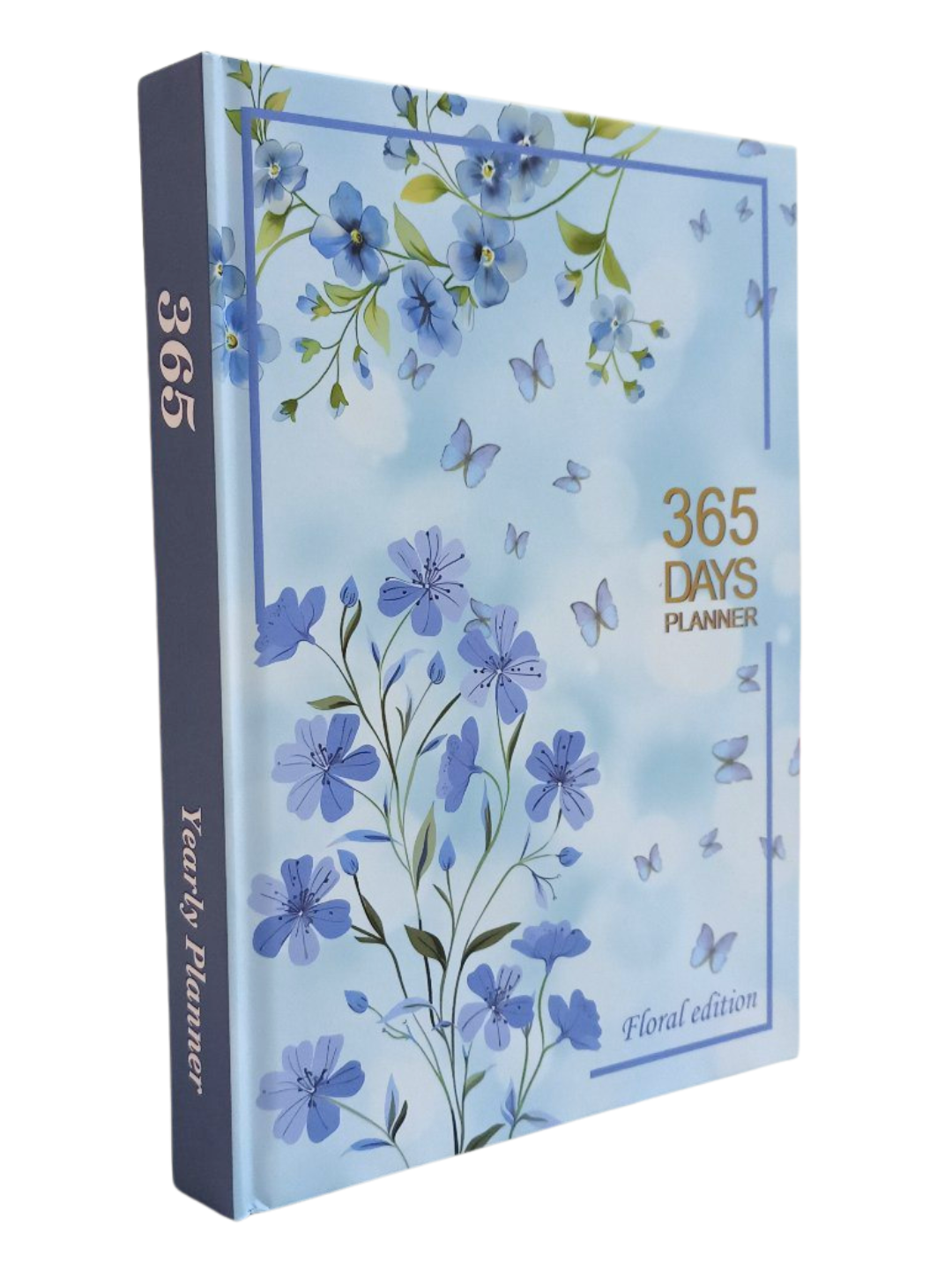 Синий планер Planner 365 days, 15*21см, для женщин и девушек, твердый переплет, А5, 136 страниц.