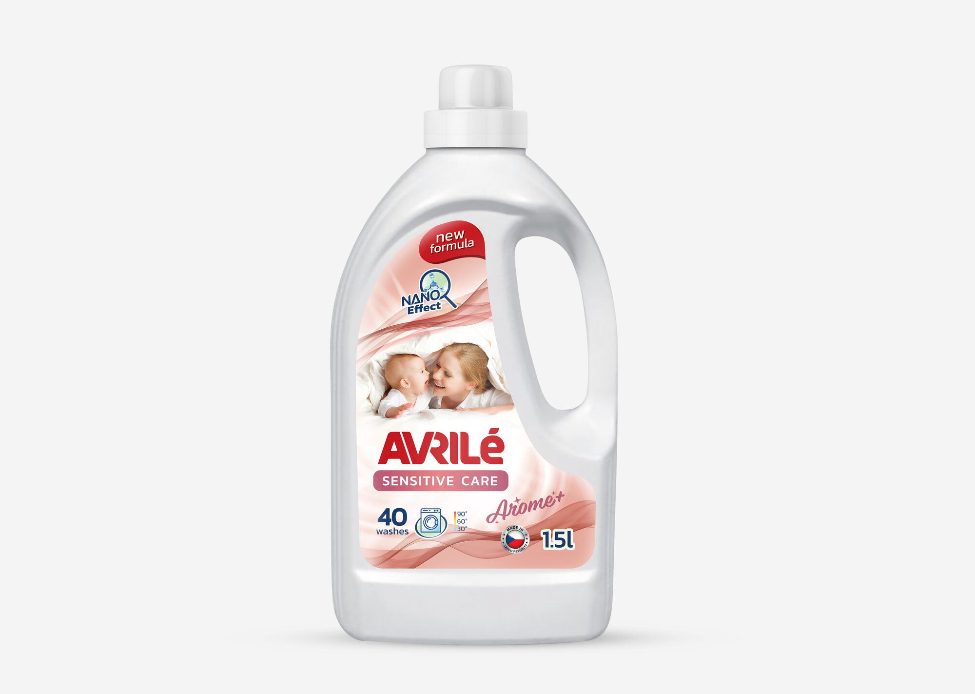 Гипоаллергенный гель для стирки Avrile "Sensitive AROMA+", 1,5л