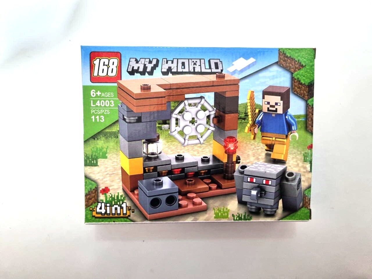 Детский конструктор My world майнкрафт совместим с лего, pcs113