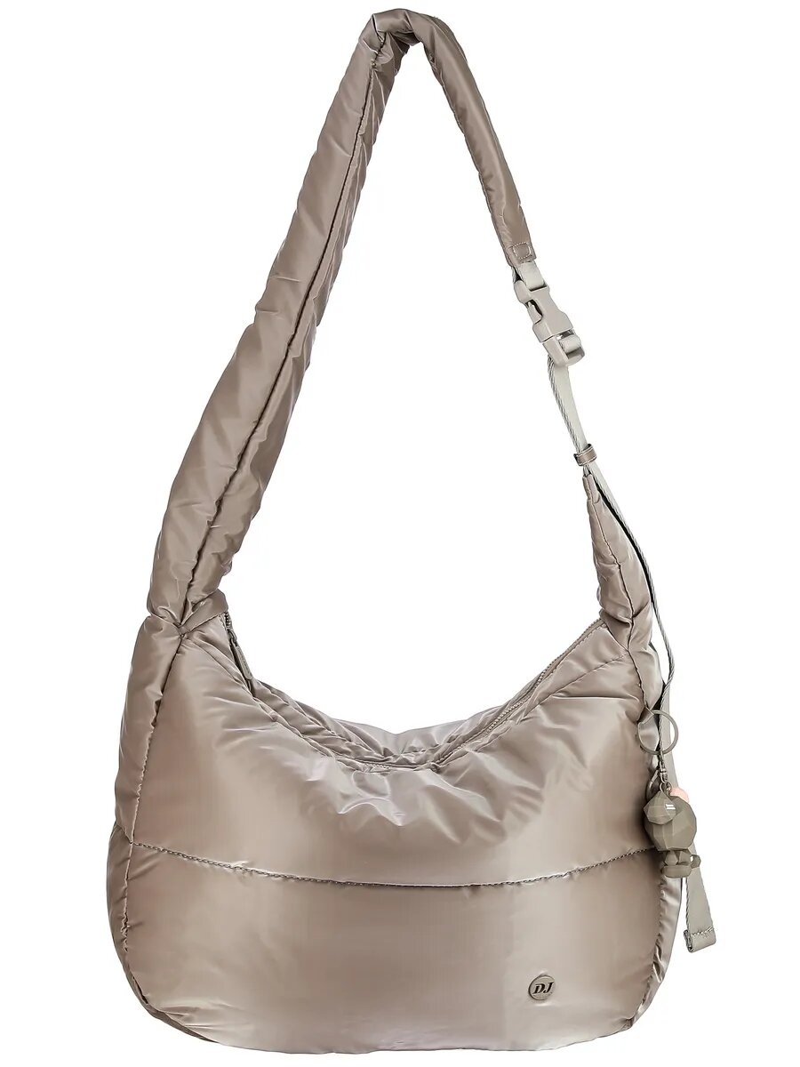 Сумка хобо DAVID JONES, коричневый — фото 1