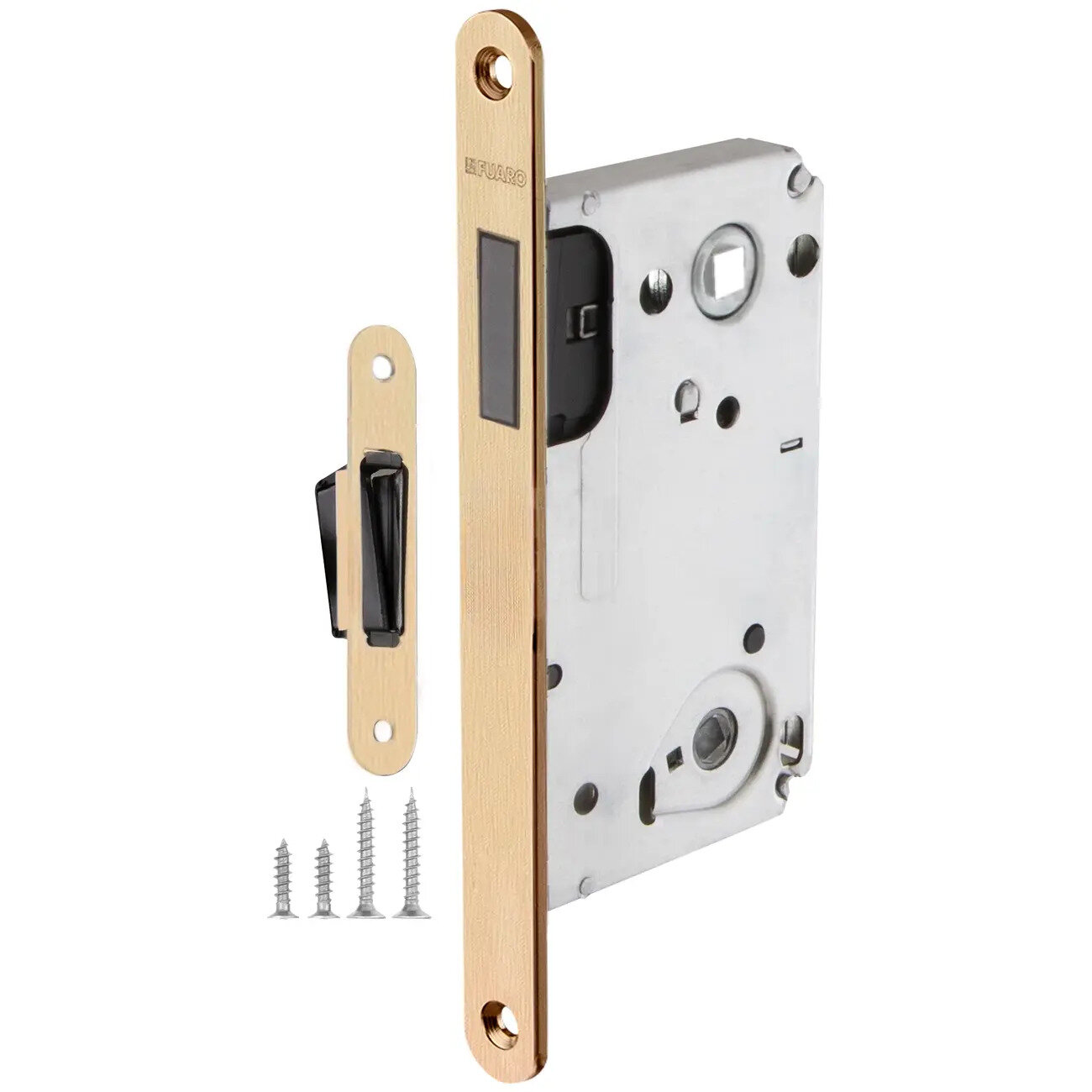 Защёлка врезная Fuaro (Фуаро) магнитная 5300-M-WС сатинированное золото