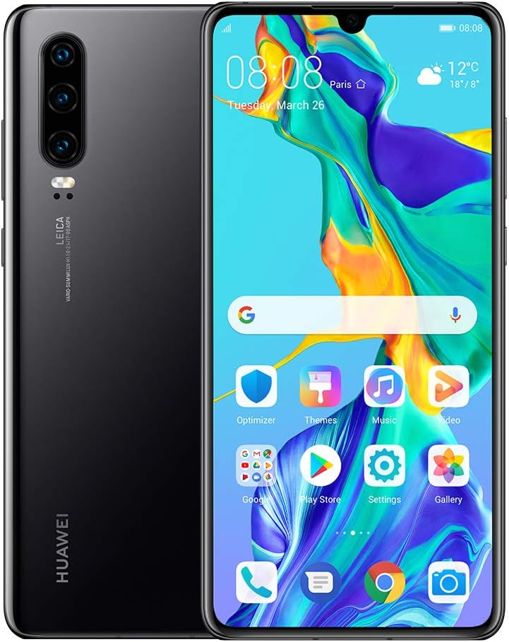 Смартфон HUAWEI P30 6/128 ГБ Global, Dual nano SIM, черный