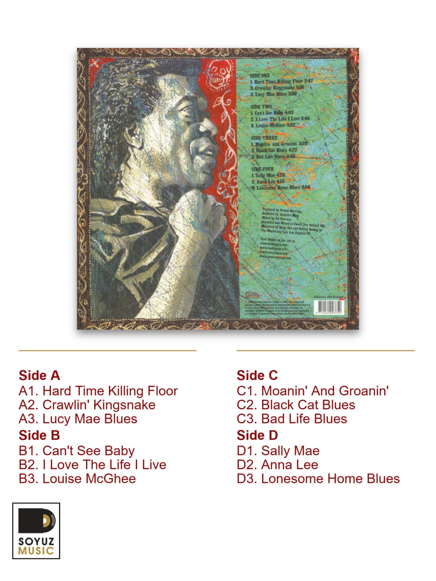 Buddy Guy. Blues Singer (2LP Black/Винил/Gatefold) — фото 1