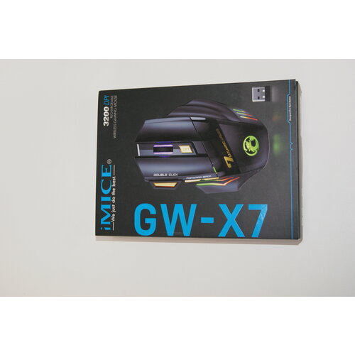 Игровая мышь беспроводная компьютерная GW-X7 3200 DPI