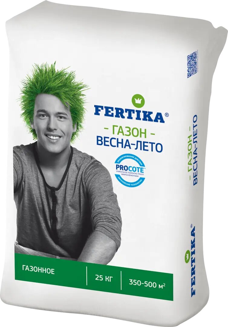 Удобрение газонное Фертика весна-лето 25 кг
