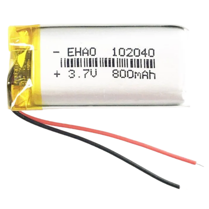 Аккумулятор (батарея) 102040 800mah 3,7v (40х20х10 мм)