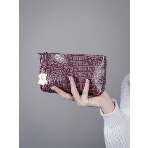 фото Косметичка lara-ko, 4х10х20 см, розовый