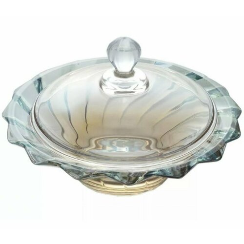 Конфетница с крышкой 21 см зеленая R-G 5530₽