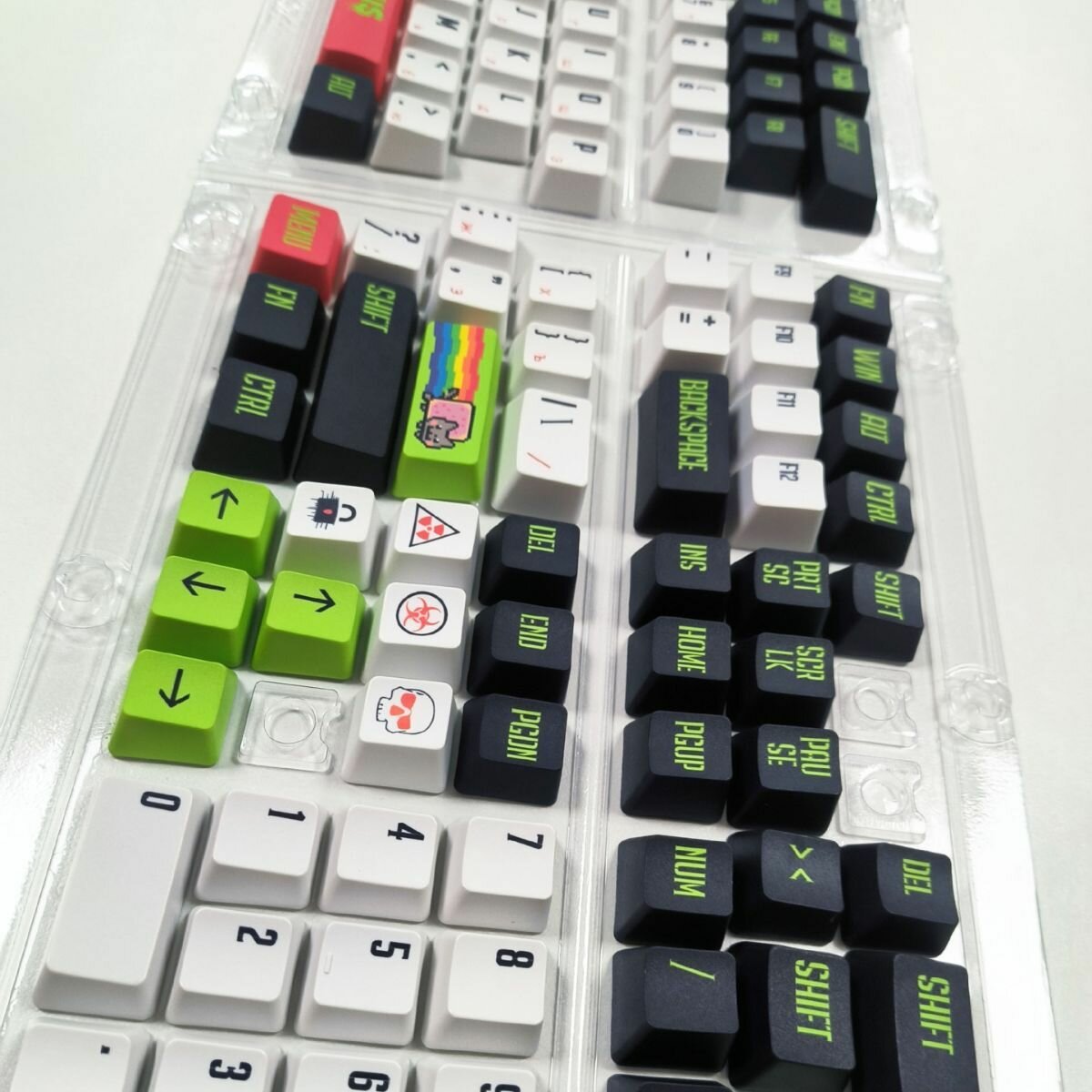 Кейкапы / клавиши для механической клавиатуры PBT OEM колпачки NyanCat 132 шт — фото 4