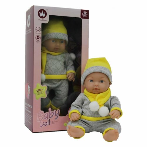 Кукла - пупс BABY DOLL в коробке, 30см, W12T-03A baby doll кукла пупс реалистичная 30 см