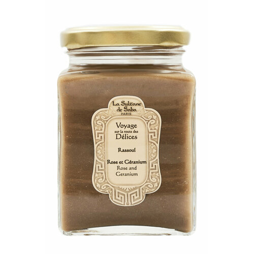 Маска на глиняной основе для лица волос и тела La Sultane de Saba Rose and Geranium Washing Paste Rassoul 12990₽