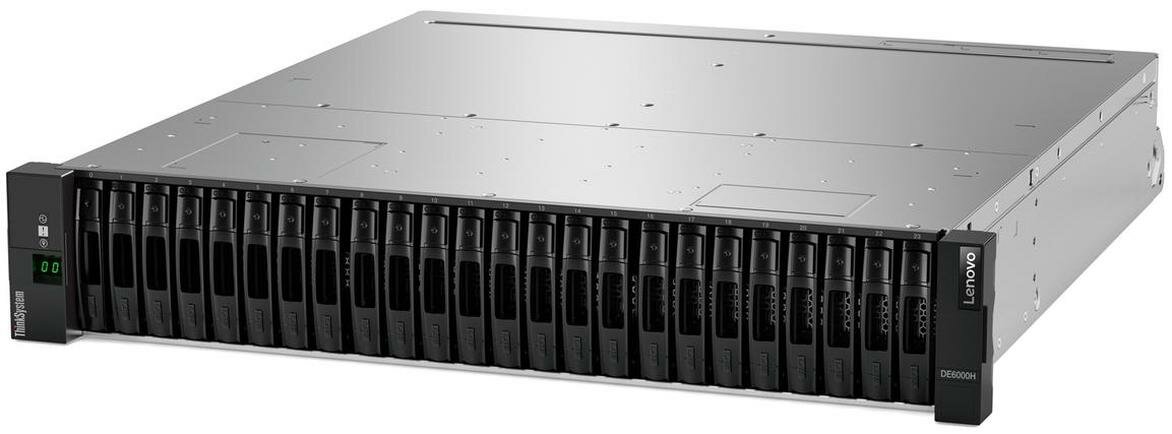 Система хранения данных Lenovo Дисковая СХД Lenovo 7Y78S4A100 ThinkSystem DE6000H 2U 24хSFF