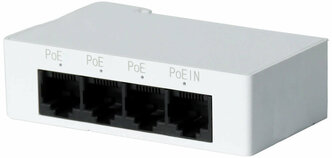 PoE удлинитель активный (Ethernet) разветвитель трёх (3х) портовый на DIN-рейку