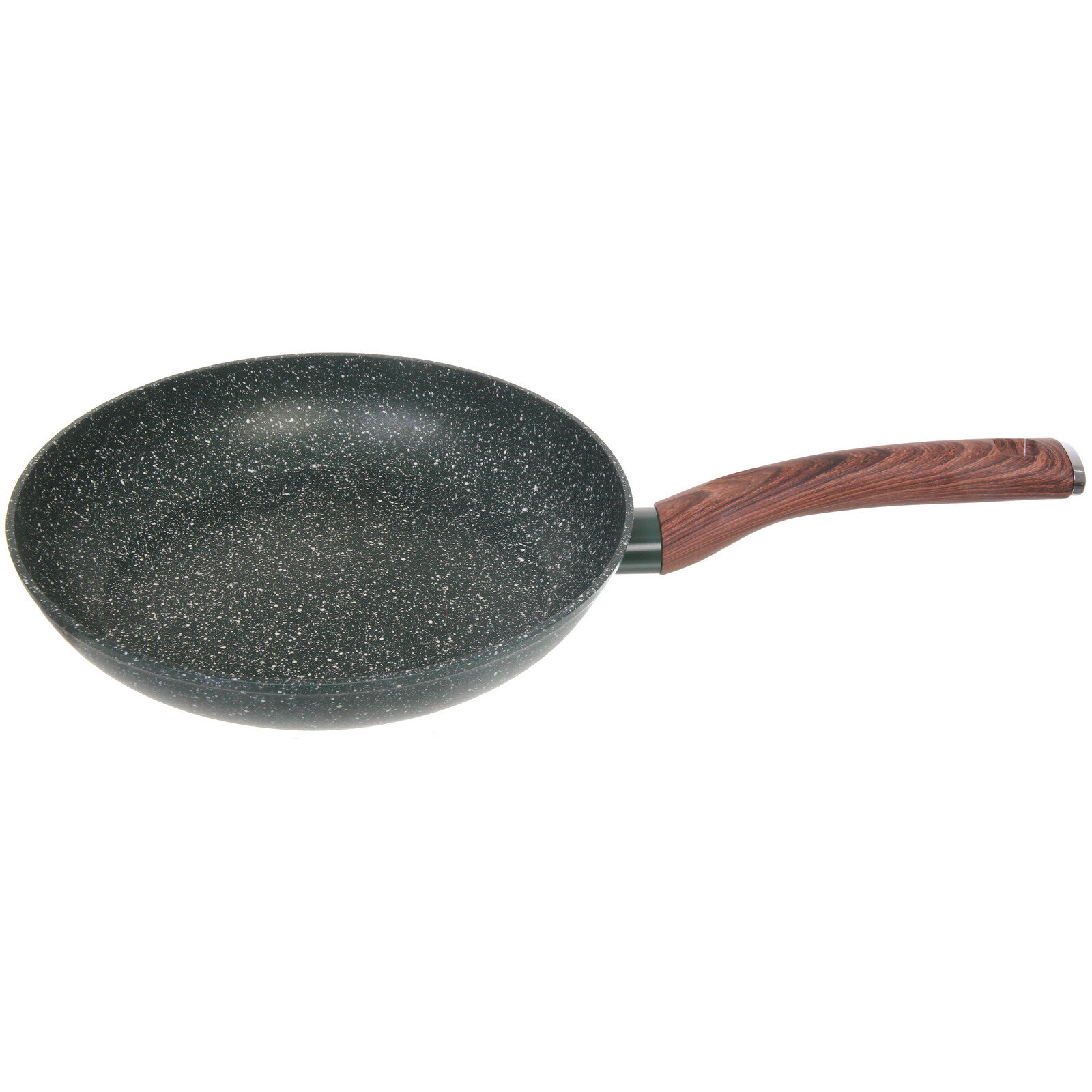 Сковорода для индукционной плиты "BAROLY" GREEN 24 см каменная крошка, бакелитовая ручка