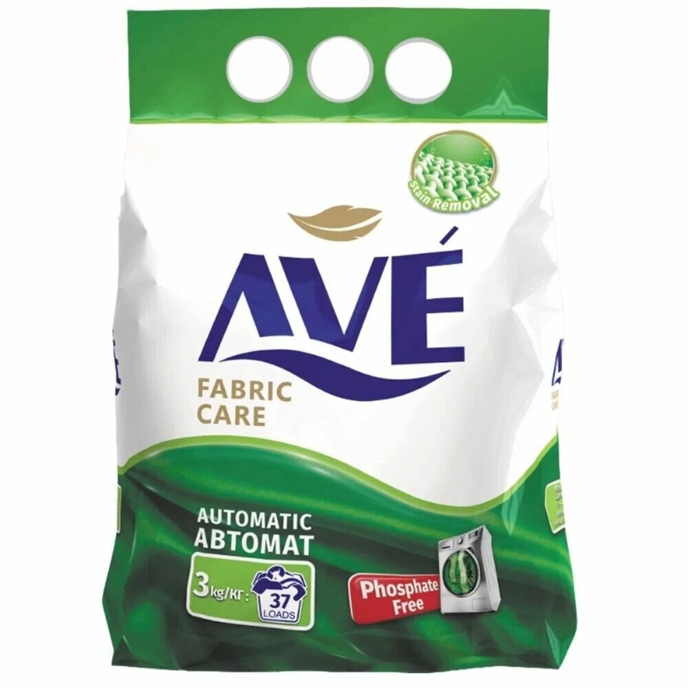 Стиральный порошок AVE универсальный 3 кг. Для всех видов ткани