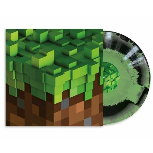 Minecraft - C418 (3000шт в мире Emerald Ore Green and Black Swirl Volume Aplha Numbered Limited) Цвет Редкой Изумрудной Руды, Виниловая Пластинка Майнкрафт