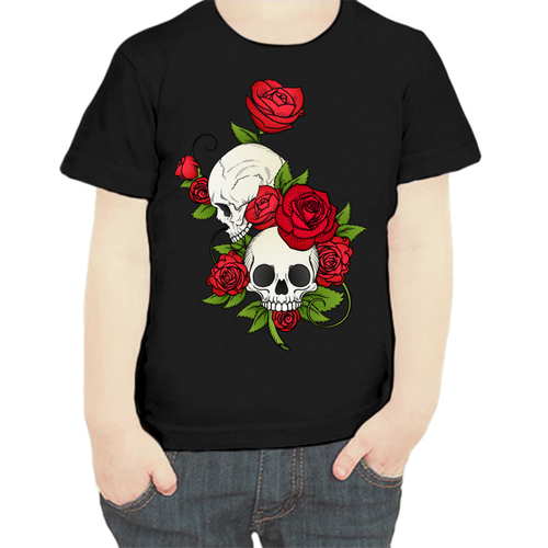 фото Футболка , размер 104, черный нет бренда