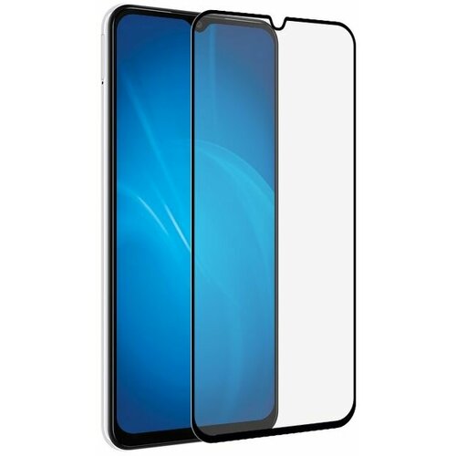 Защитное стекло для экрана DF sColor-127 для Samsung Galaxy A23 2.5D, 1 шт, черный [scolor-127 (black)]