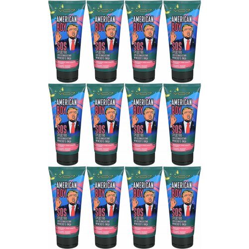 VO7 Средство для великолепия мужского лица American Boy SOS, 160 мл, 12 шт в коробке