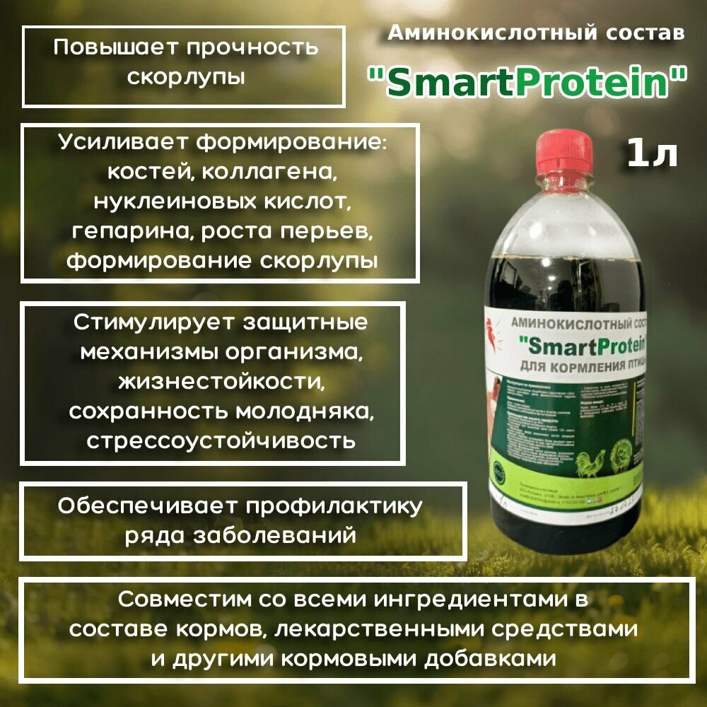 Аминокислотный состав "SmartProtein" 1 литр - фотография № 5