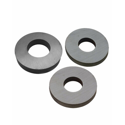 Магнит для хобби и творчества ферритовый в виде кольца d36 мм внутр d18 мм толщ 7 мм 3 шт в комплекте 299₽