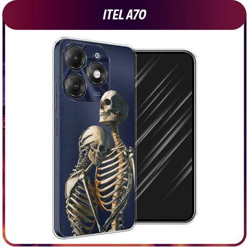 Силиконовый чехол на Itel A70 / Ител А70 I’m so sorry, прозрачный