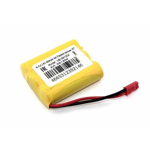 Аккумулятор Ni-Cd 3.6V 400mAh AA Flatpack разъем JST аккумулятор ni cd aa 4 8v 700mah форма flatpack разъем jst